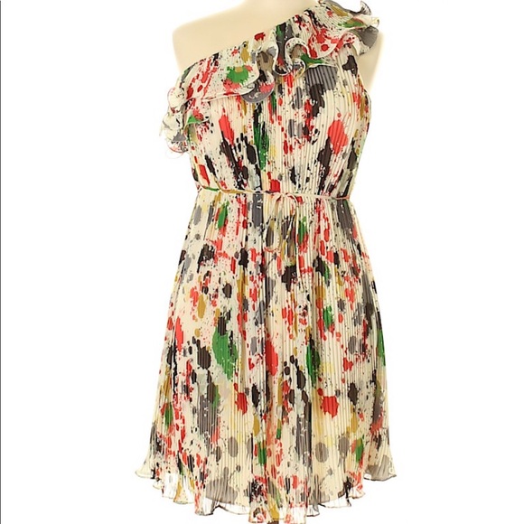 Ark & Co Dresses & Skirts - Ark & Co one shoulder accordion dress